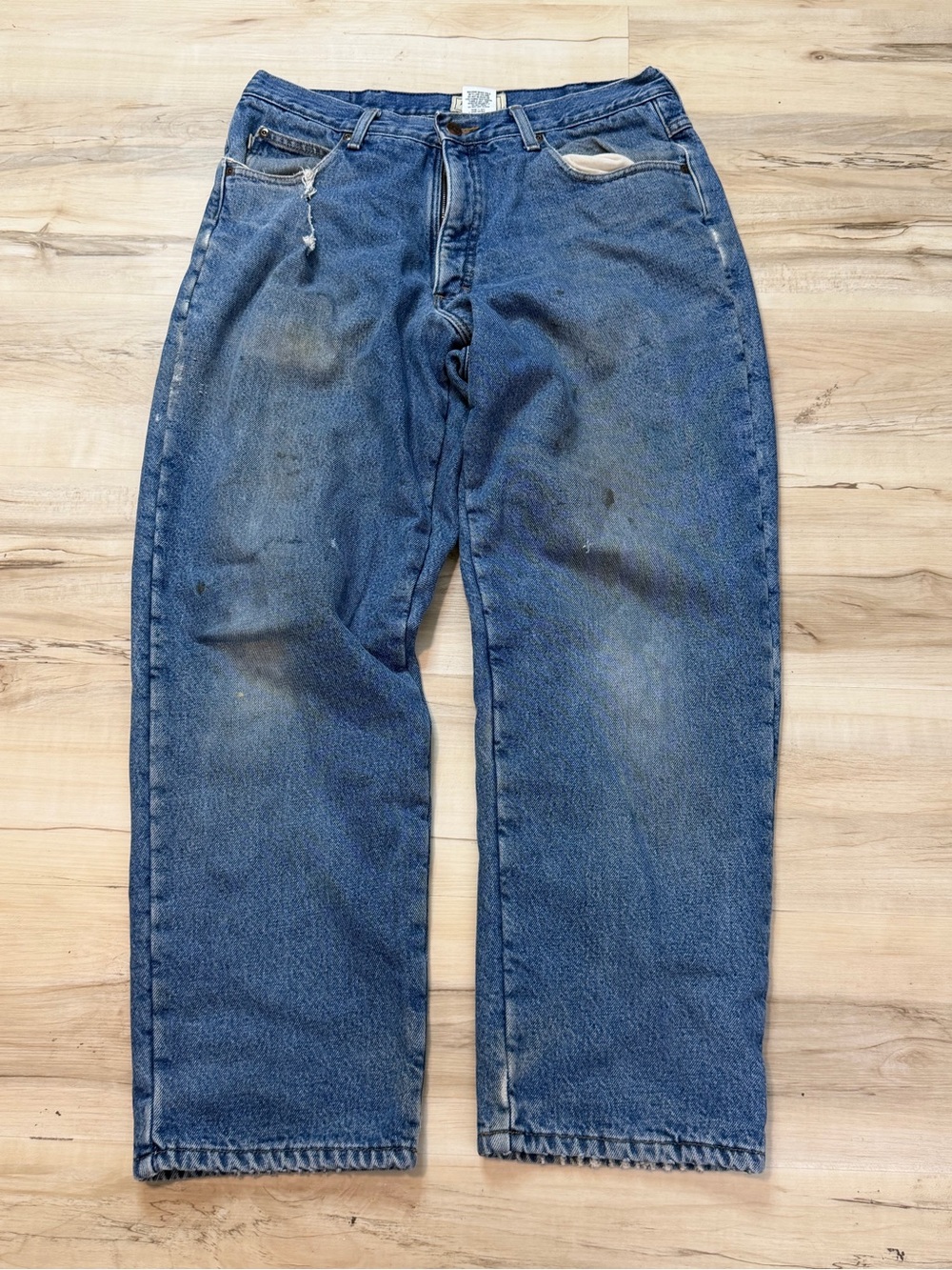 Vintage L.L Bean Men's Blue Relaxed Jeans